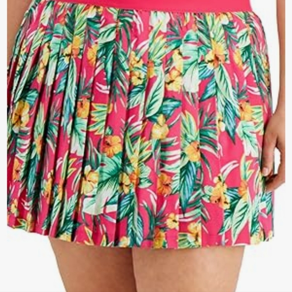 Tropical Pink Athletic Skort 1x NWT - Picture 4 of 9